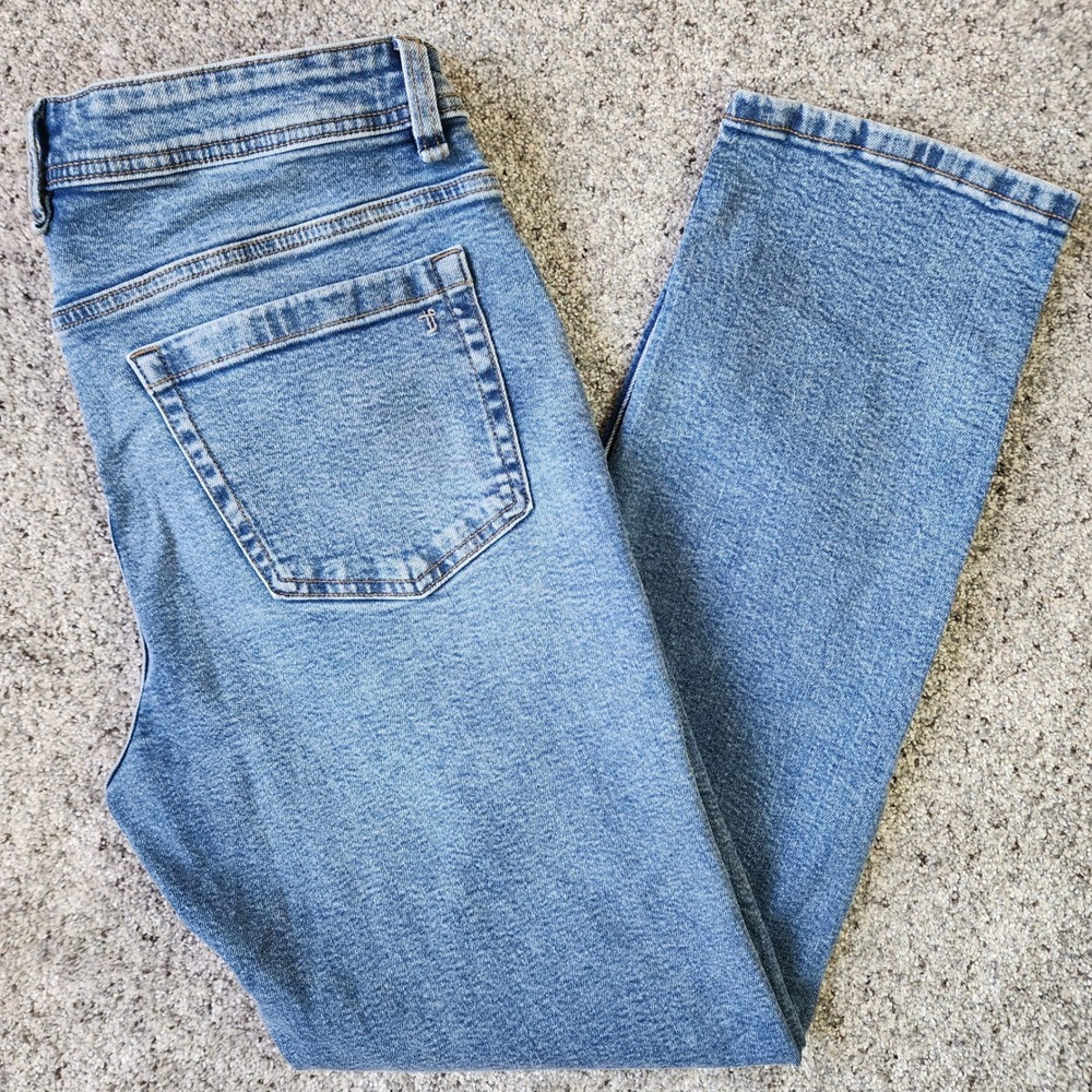 tpj Jeans Mens 33x30 Slim Thick Medium Wash Stretch Denim Excellent